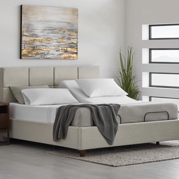 E255 Adjustable Bed Base Malouf, Adjustable King Bed Frame With Storage