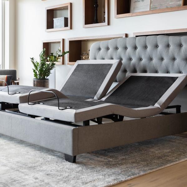M555 Smart Adjustable Bed Base Malouf, Best Split Top King Sheet Sets For Adjustable Beds